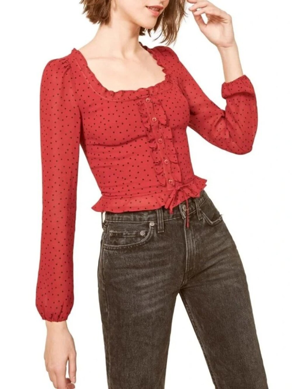 Reformation Italia Blouse